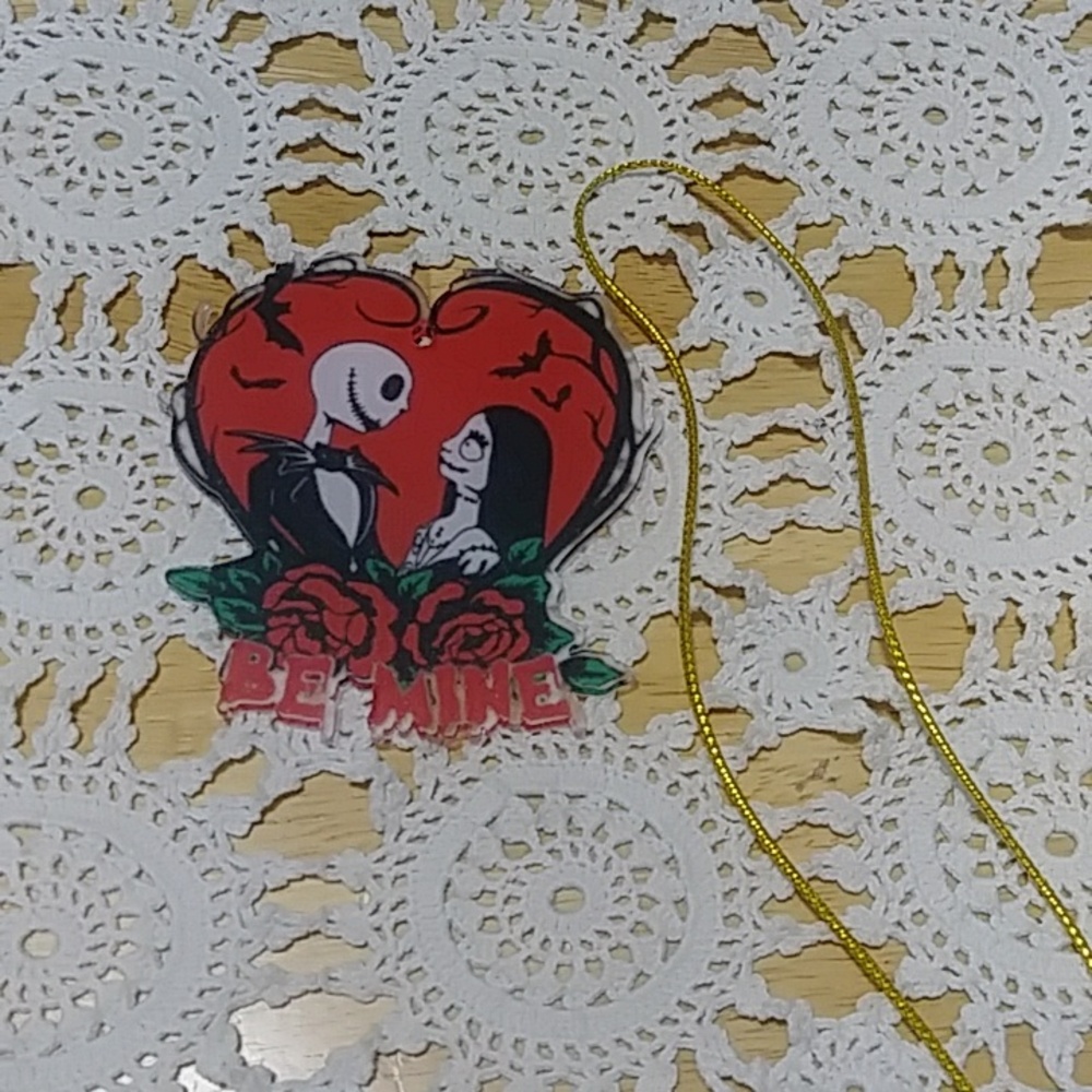 Valentine's Day, Halloween Ornament, home Decor, lightweight, Jack and Sally